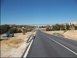 Obra lineal. Carretera de Montejícar a Dehesas de Guadix (Granada)